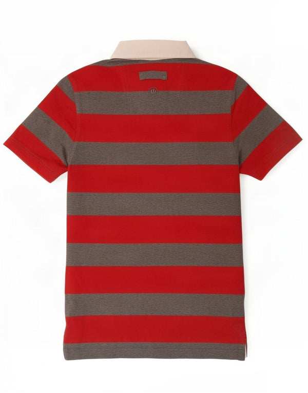 Polo Rugby Homme Fat Face XS Coton Rayé Rouge