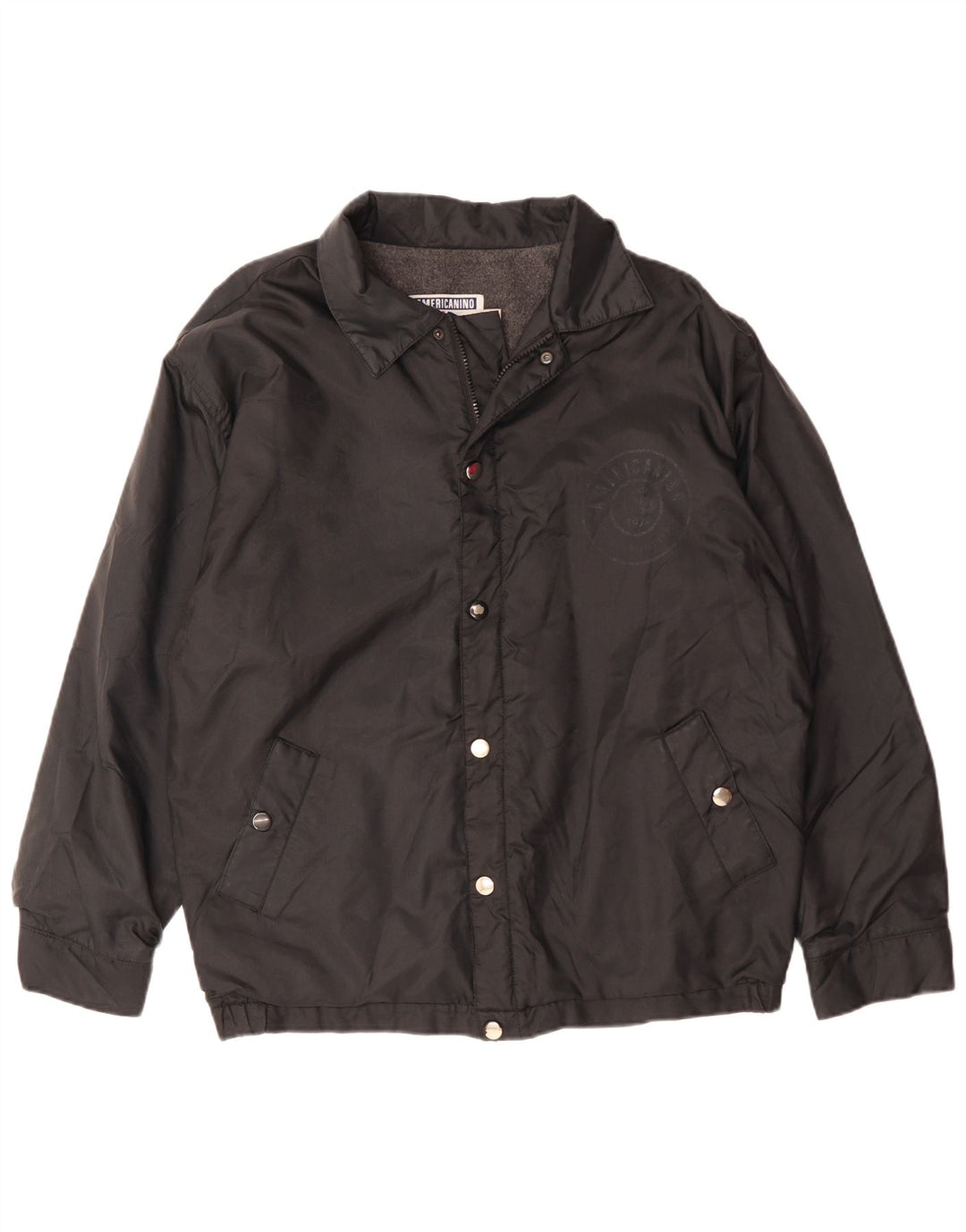Americanino Veste coupe-vent pour homme UK 40 Large Noir