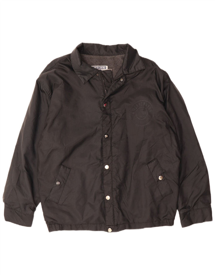 Americanino Veste coupe-vent pour homme UK 40 Large Noir