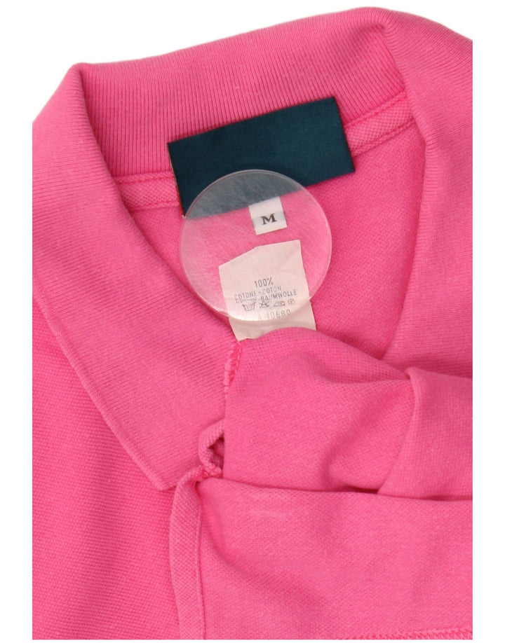 KAPPA Polo Femme UK 14 Coton Rose Moyen