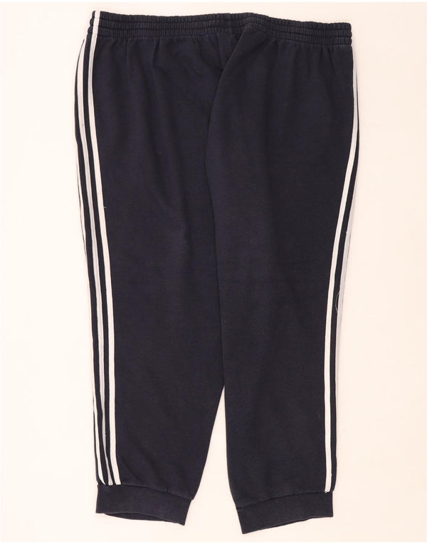 Adidas Pantalon de survêtement pour homme en coton bleu marine 3XL