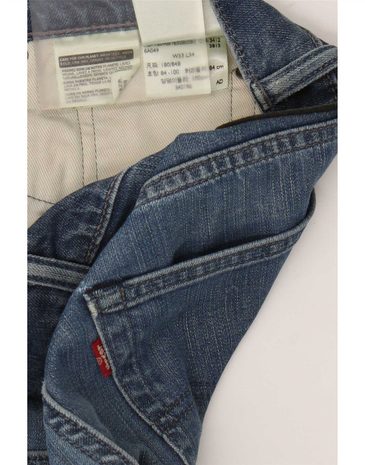Levi's Jean Slim Homme W33 L34 Bleu Coton