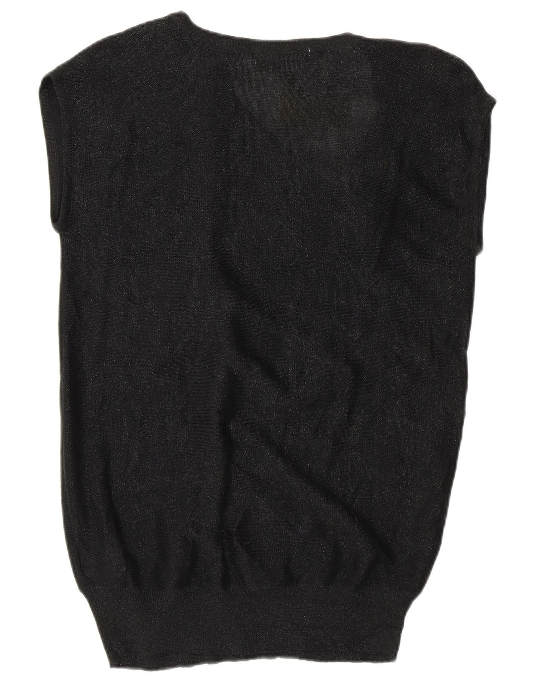 Michael Kors Chemisier sans manches pour femme UK 10 Petit coton noir