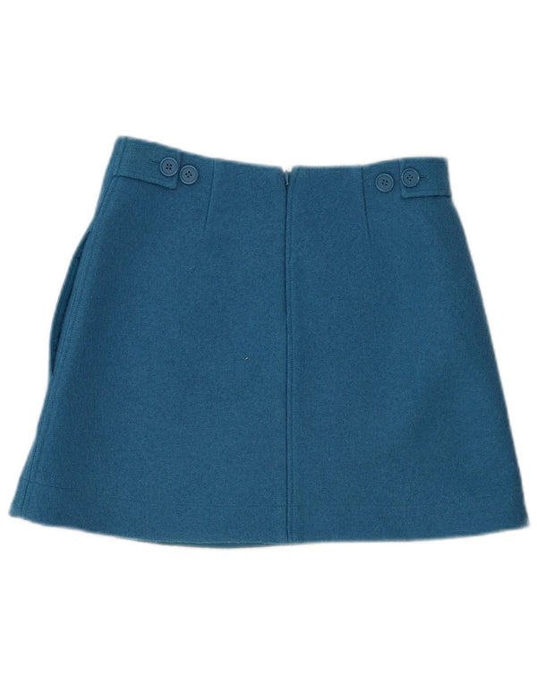 Cos Mini jupe femme EU 34 XS W30 laine bleue