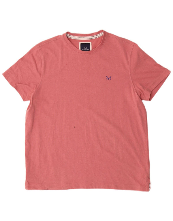 Crew Clothing T-Shirt Homme Top XL Coton Rose