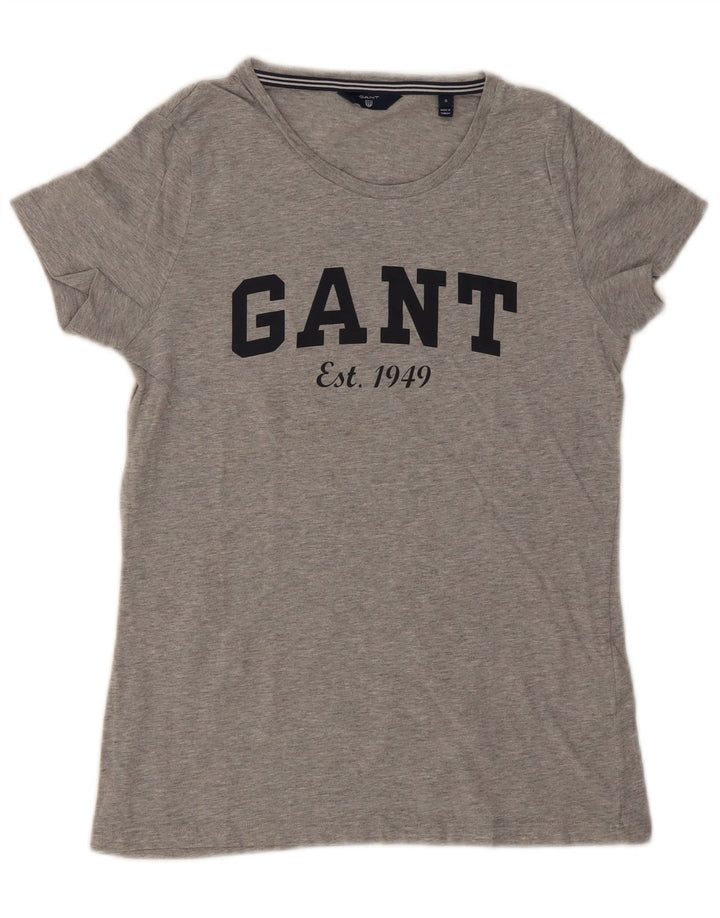 Gant T-Shirt Graphique Homme Petit Gris Moucheté Coton