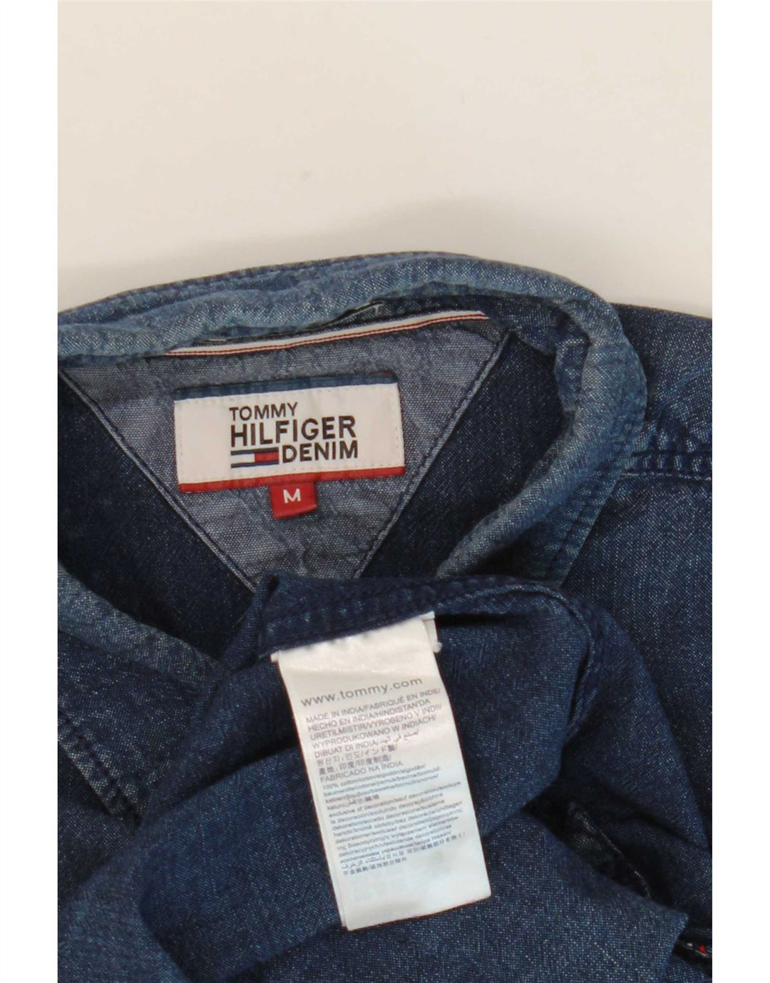 Marks & Spencer Chemise Homme Bleu Moyen Coton
