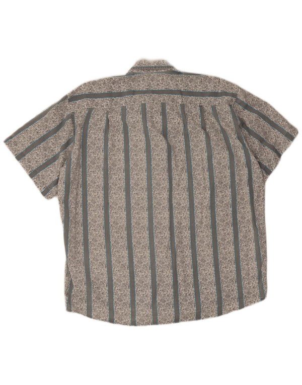 Ellesse Chemise à manches courtes pour homme Taille 16 41 Grand Blanc Floral