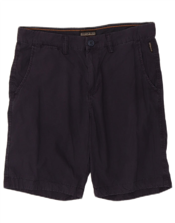 Napapijri Short Chino Homme W31 Bleu Marine Moyen Coton
