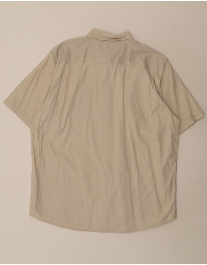 WRANGLER Chemise à manches courtes pour homme en coton beige