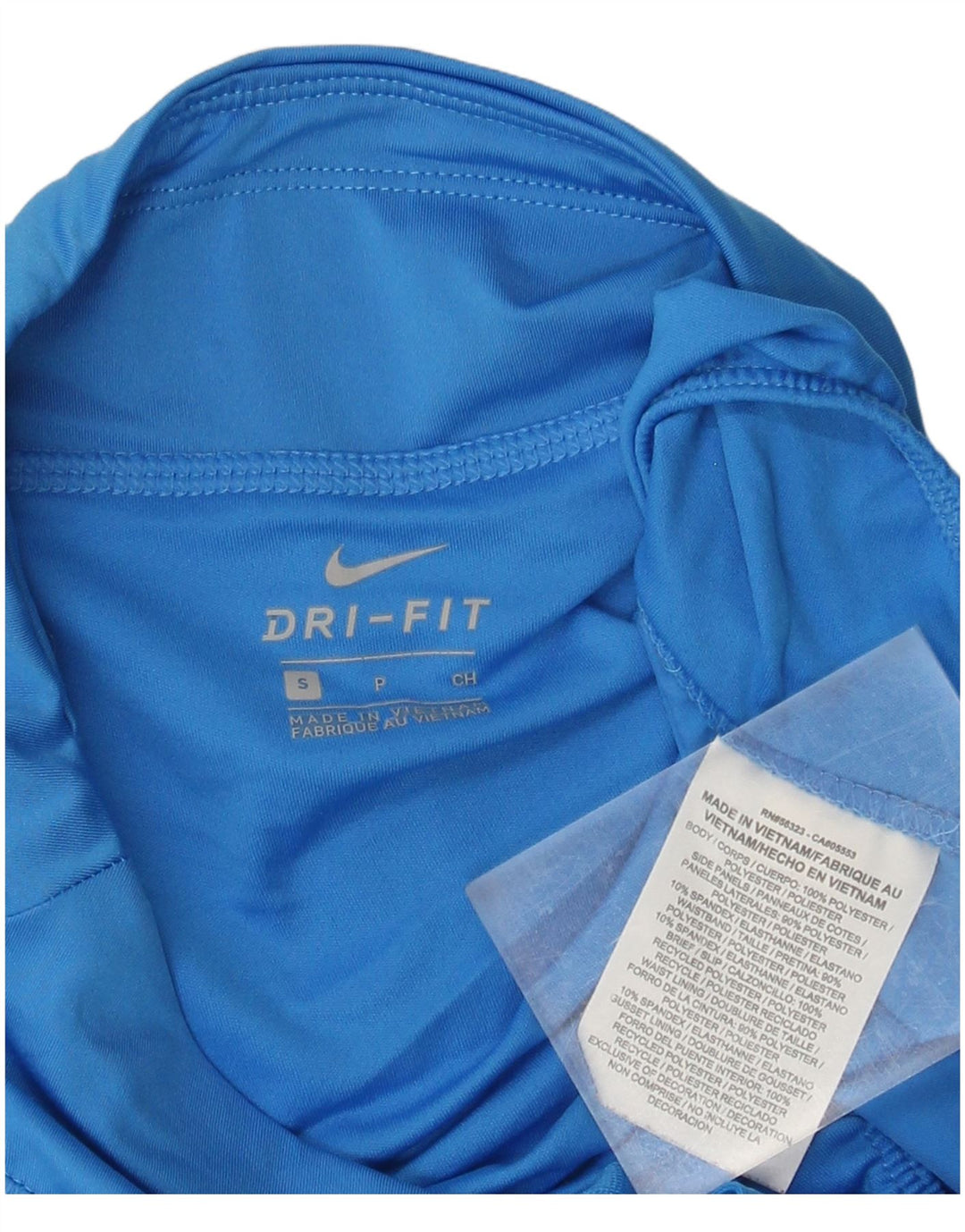 NIKE Short de sport Dri Fit pour femme UK 10 Petit Bleu Polyester