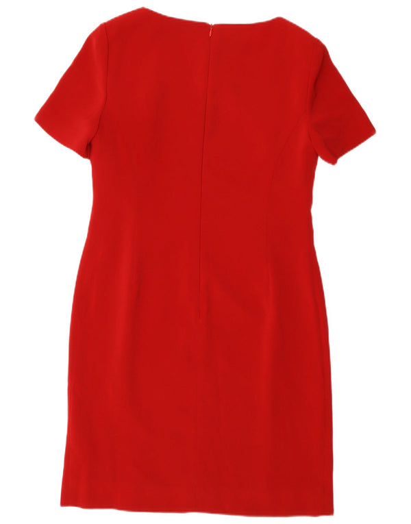 Luisa Spagnoli Womens Sheath Dress IT 44 Medium Red