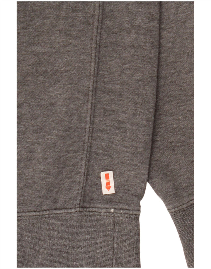 NIKE Pull à capuche pour homme en coton moucheté gris grand