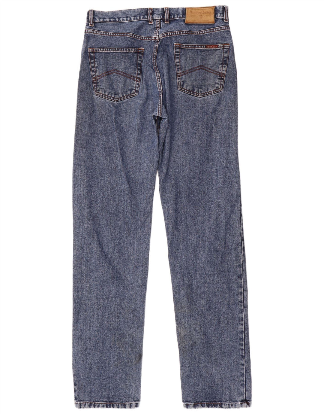 MARLBORO CLASSICS Jean droit homme W33 L34 bleu coton