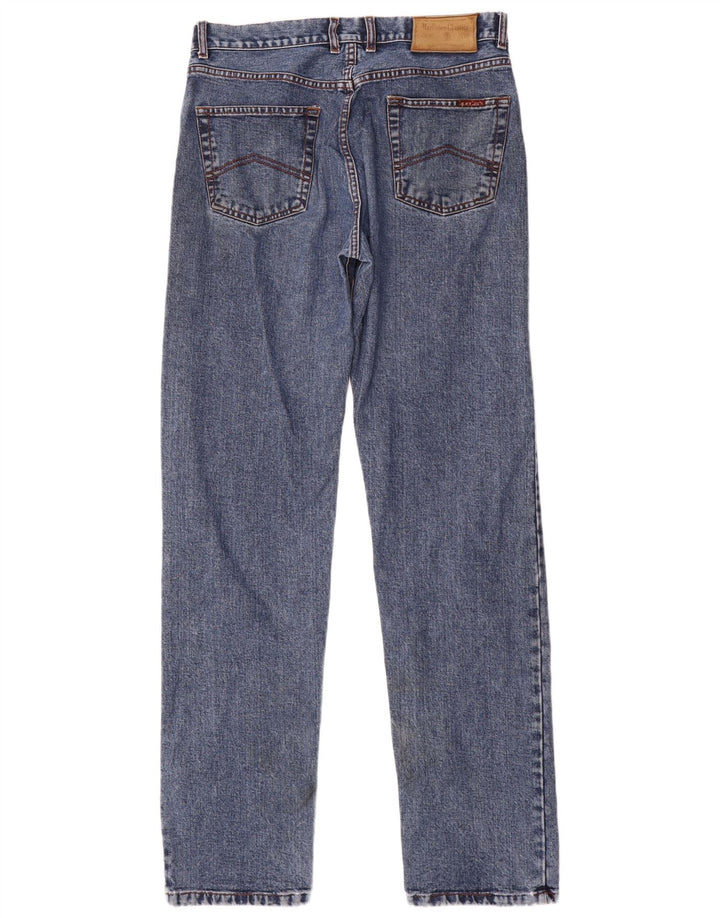 MARLBORO CLASSICS Jean droit homme W33 L34 bleu coton