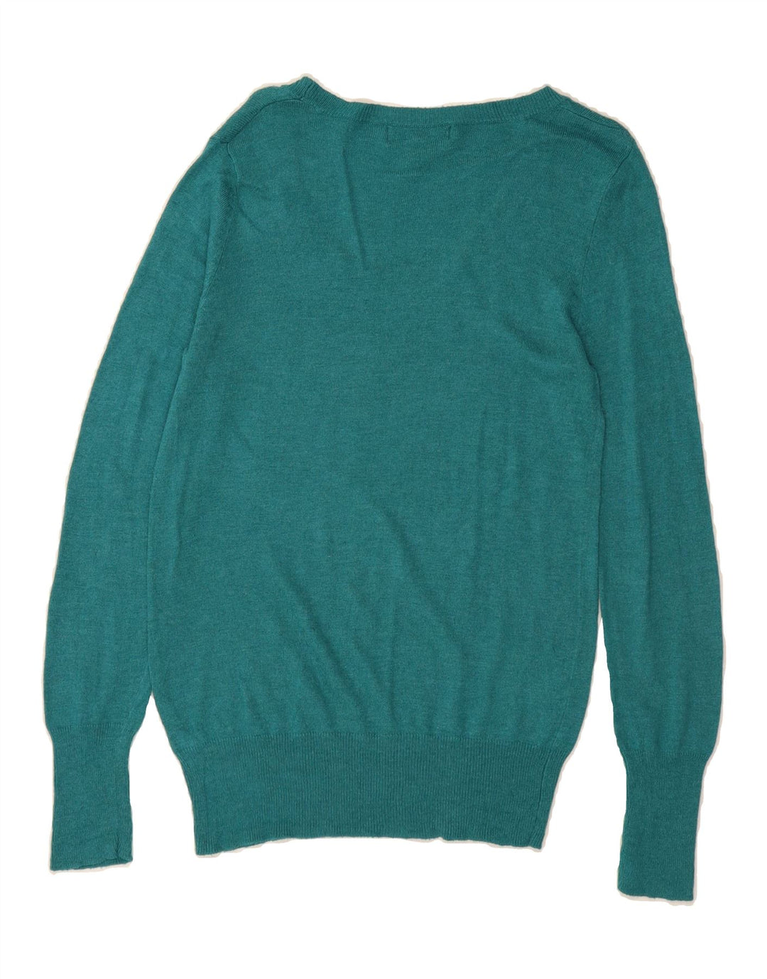MOSSIMO Womens Boat Neck Jumper Sweater UK 12 Medium Green Nylon Vintage Mossimo and Second-Hand Mossimo from Messina Hembry 