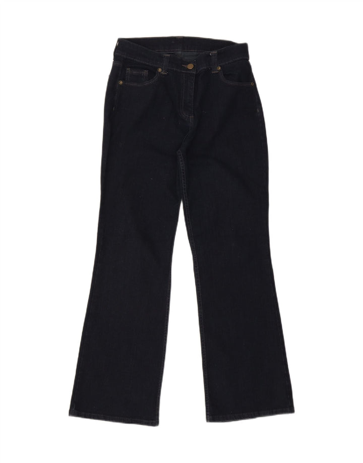 Marks & Spencer Jean bootcut court pour femme UK 10 Small W27 L28 Bleu marine