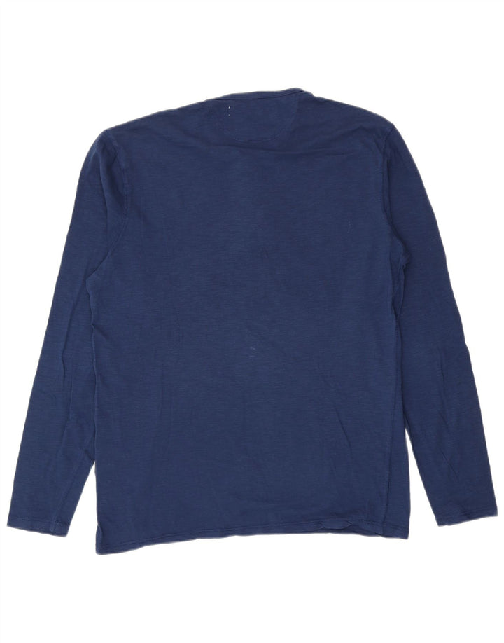 Levi's Haut à Manches Longues Coupe Standard Homme Bleu Large Coton