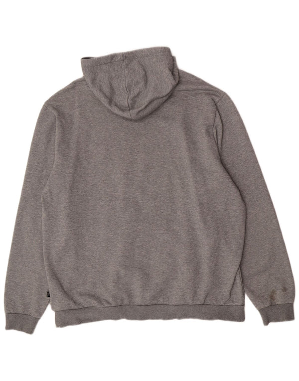 Puma Pull à capuche graphique pour homme 2XL Gris Coton