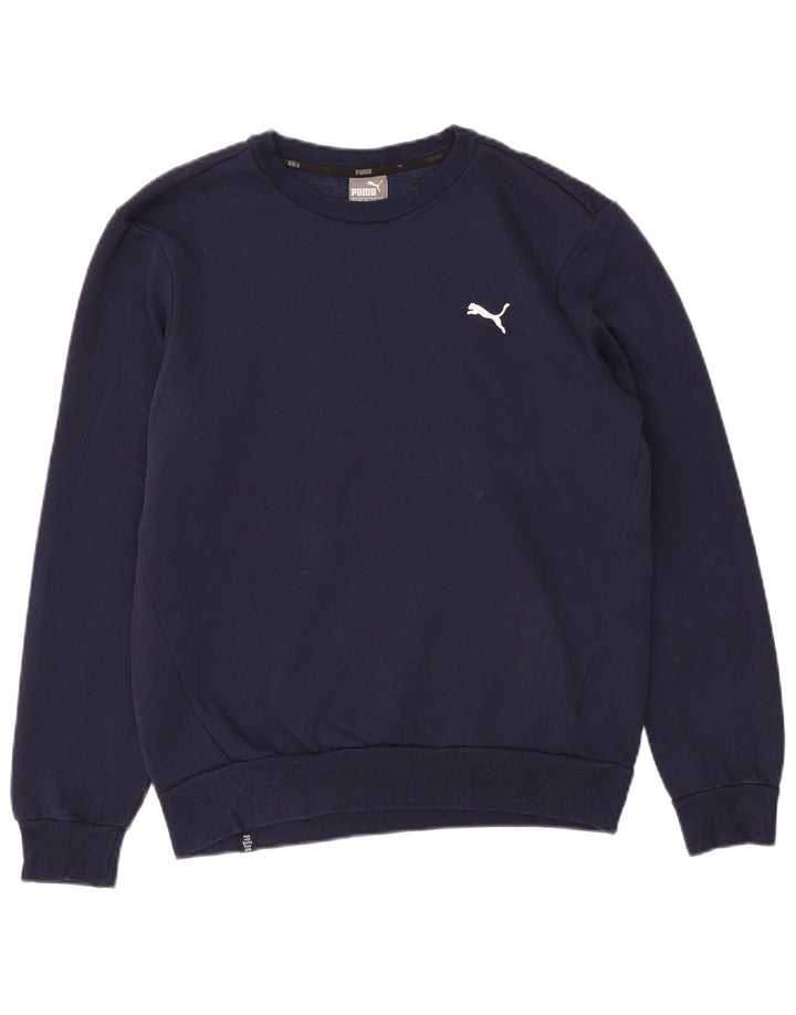 Puma Sweat-shirt pour homme Bleu marine Taille S