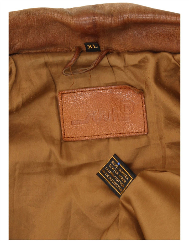 Schuh Veste en cuir pour homme UK 42 XL Cuir marron