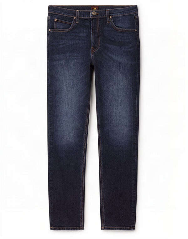 Lee Jean Austin Tapered Homme W34 L32 Bleu Marine Coton