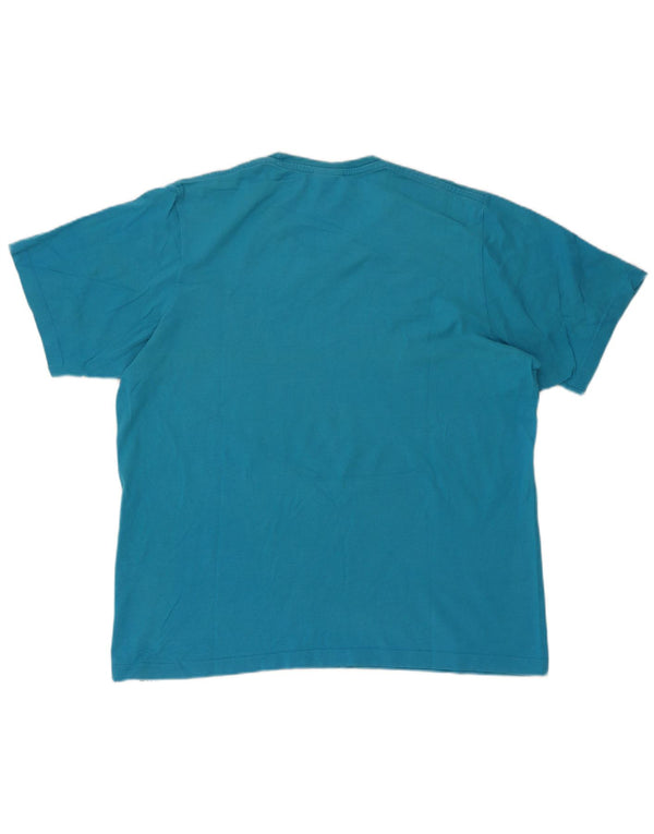 Adidas T-Shirt Graphique Homme Bleu Moyen Coton