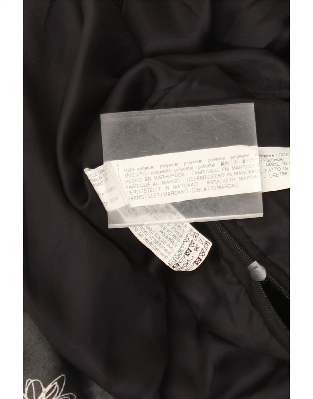 vintage Femme Velours Combinaison UK 12 Moyen Noir Floral Polyester