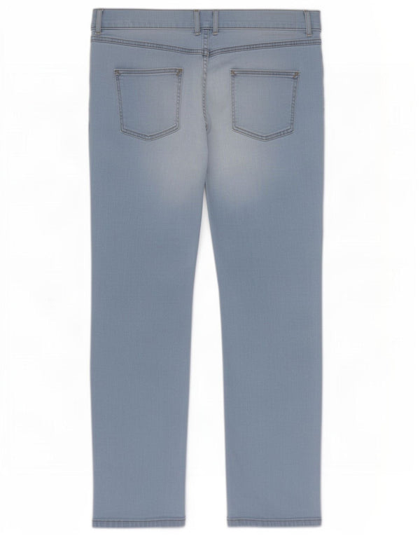Marks & Spencer Jean fuselé pour femme UK 20 2XL W40 L29 Bleu Coton