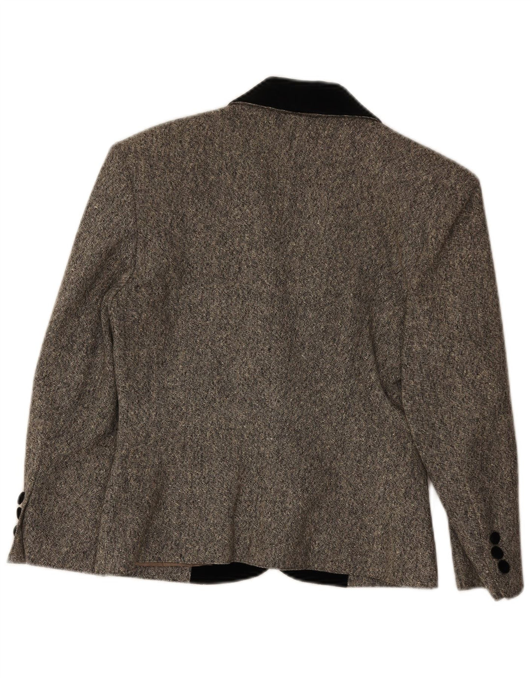 Electre Veste Blazer 1 Bouton pour Femme UK 10 Petit Gris Moucheté