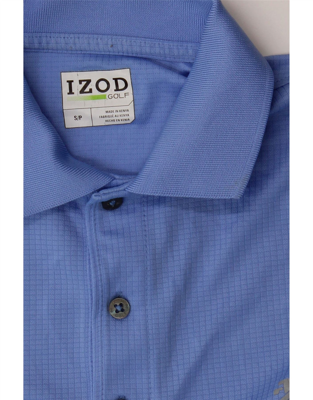 IZOD Mens Polo Shirt Small Blue Polyester Vintage Izod and Second-Hand Izod from Messina Hembry 