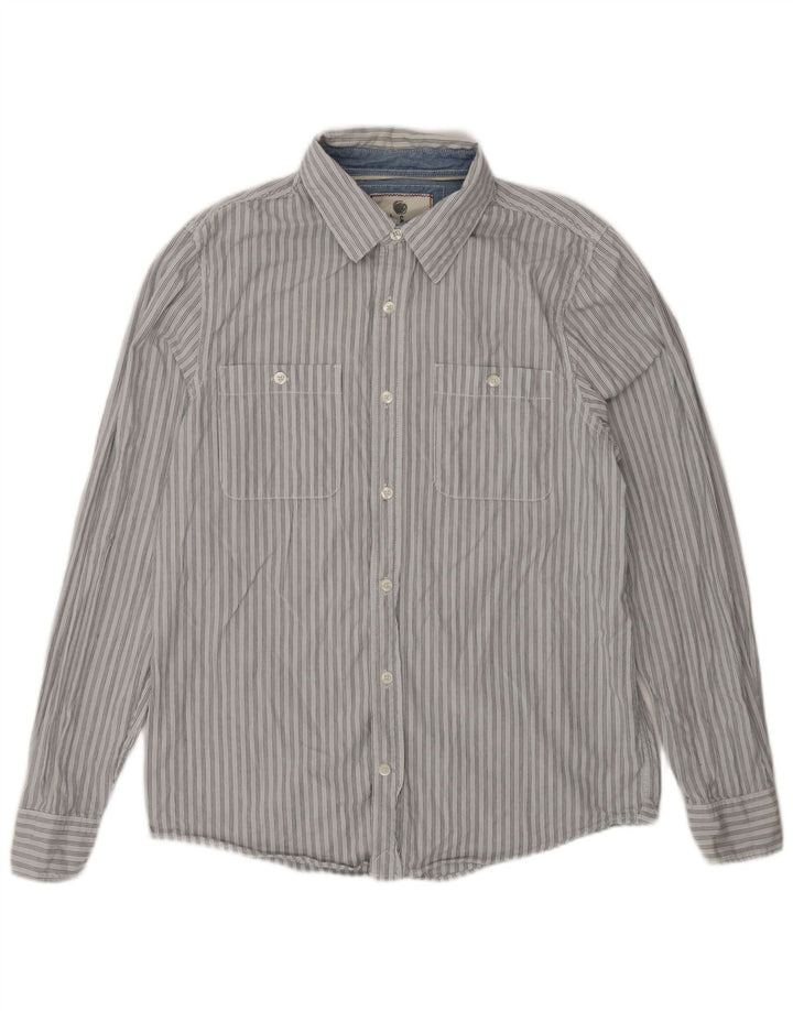 Chemise Homme Fat Face Coton Rayé Bleu Moyen