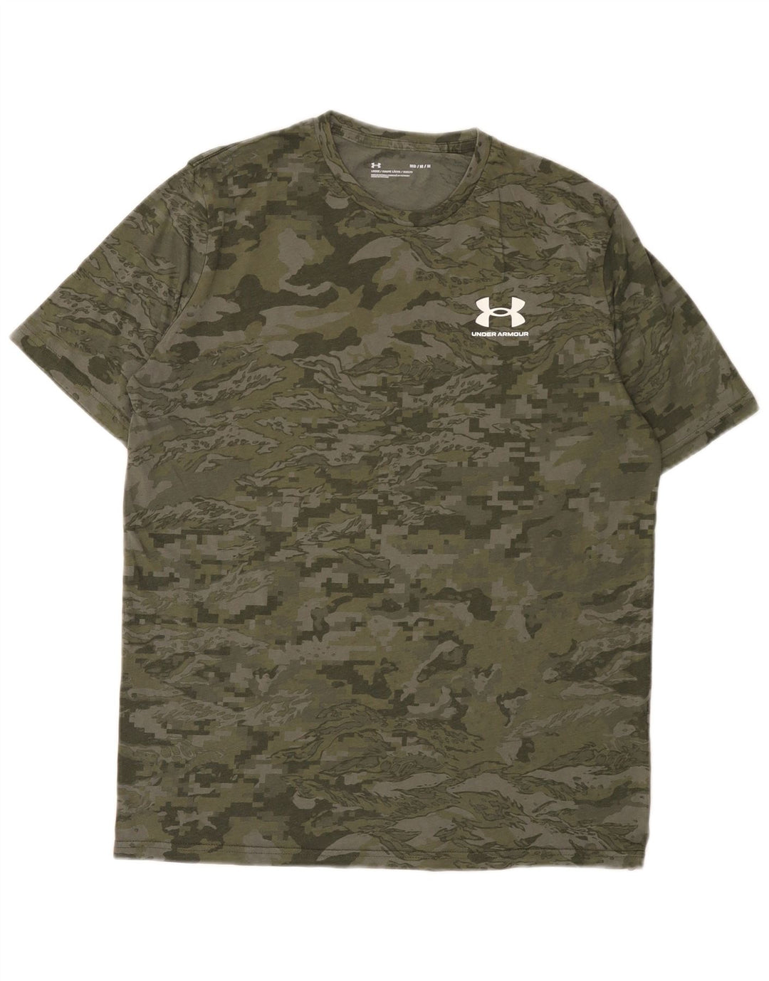 Under Armour T-Shirt Homme Vert Moyen Camouflage