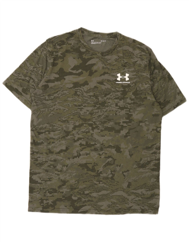 Under Armour T-Shirt Homme Vert Moyen Camouflage