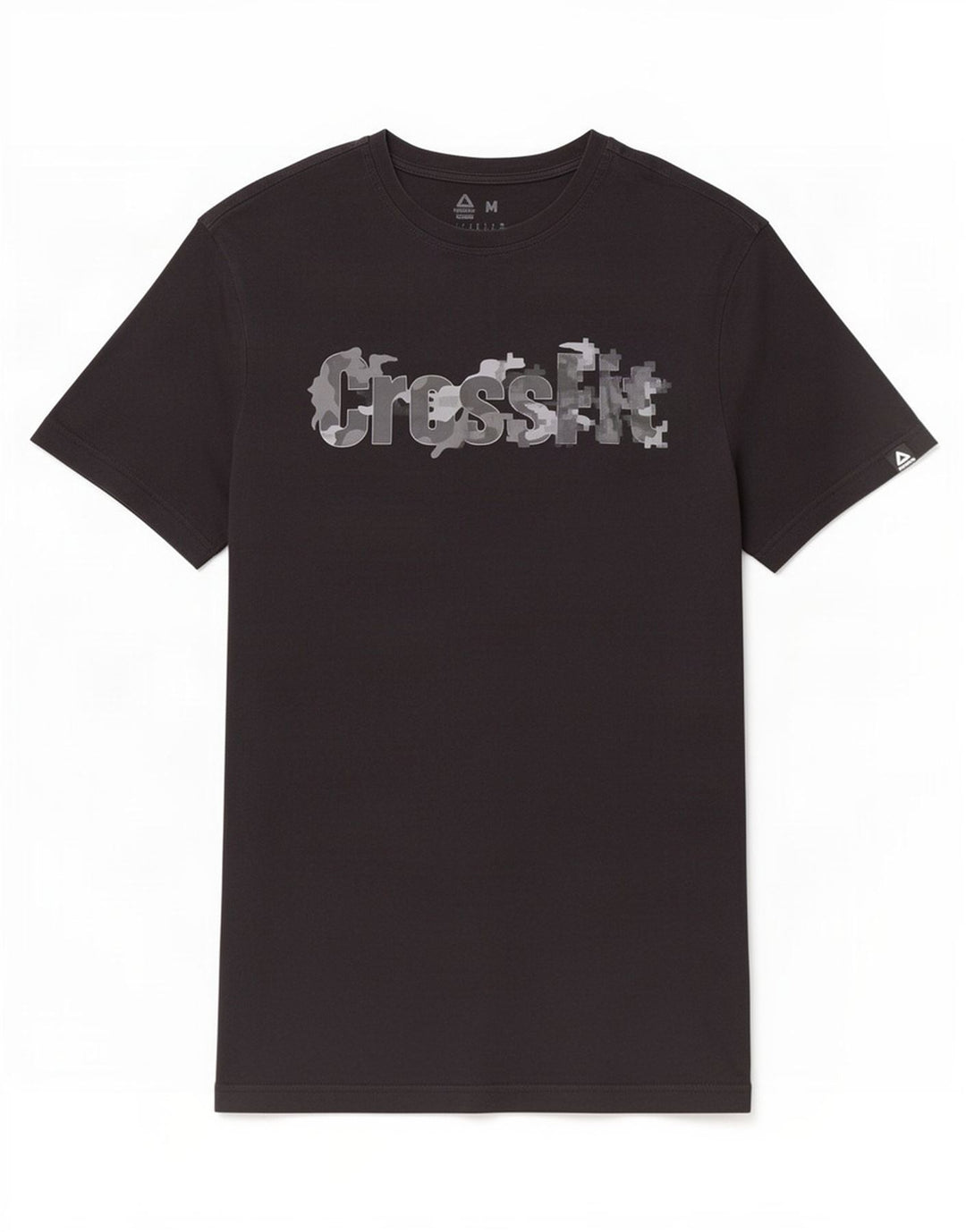 Reebok T-Shirt Graphic Homme Noir Moyen Coton