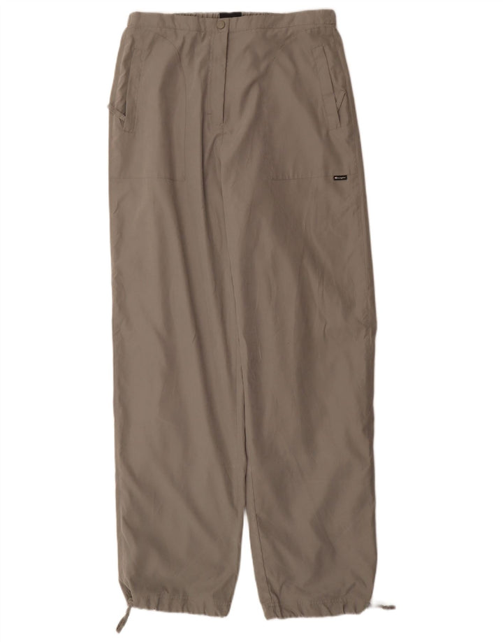 Champion Pantalon Coupe-Vent Femme UK 18 XL Gris Polyester