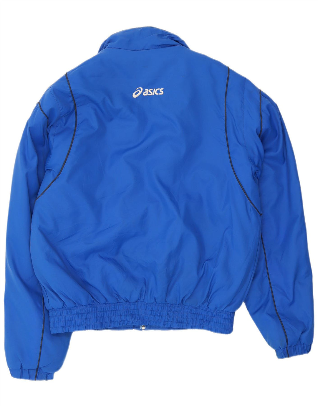 Asics Veste de survêtement pour homme Large Bleu Nylon