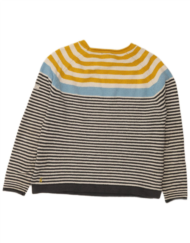 Joules Pull col bateau pour femme UK 12 Medium Multicolore Rayé