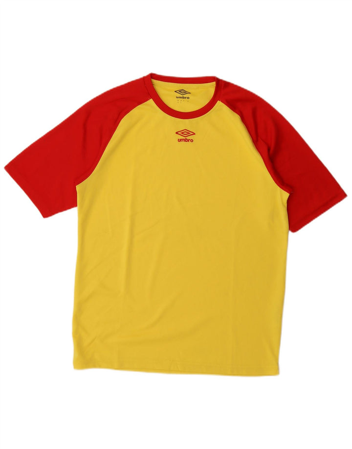 Umbro Tee-Shirt Homme Jaune Moyen Colourblock