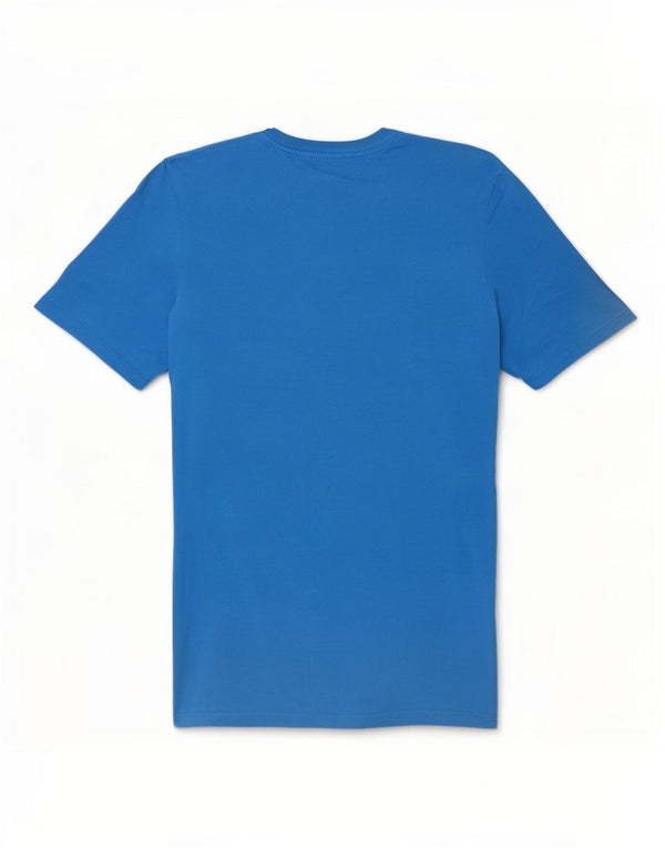 Nike T-shirt graphique coupe athlétique pour homme, petit, bleu, coton