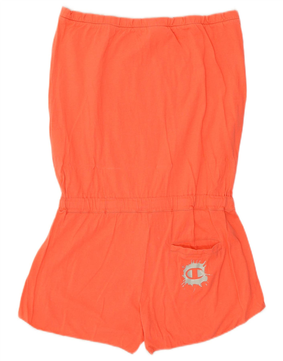 Champion Combishort graphique à épaules dénudées pour femme UK 12 Orange moyen