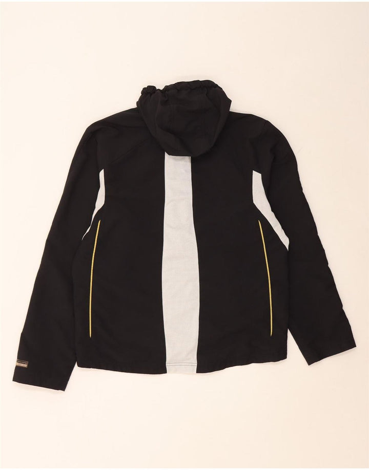 Adidas Veste de survêtement à capuche pour homme Noir moyen Polyester colour block