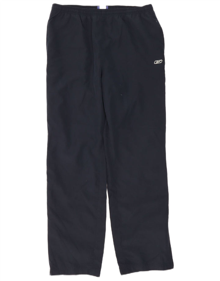 Reebok Pantalon de survêtement pour femme UK 14 Large Bleu marine Polyester