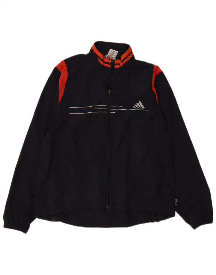 Adidas Climashell Survêtement Top Veste UK 16 Large Bleu Marine