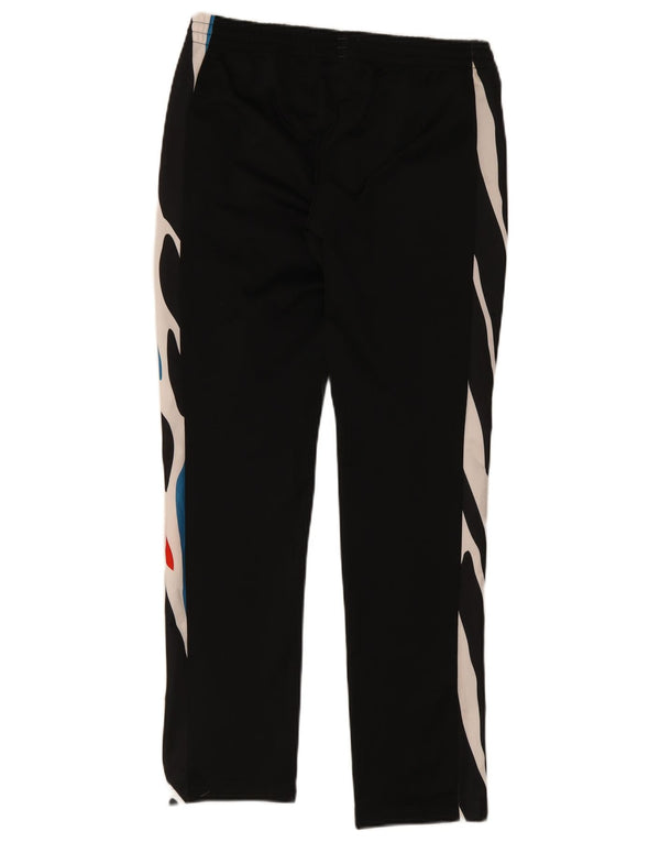 Adidas Pantalon de survêtement pour femme UK 12 Medium Noir Colourblock Polyester
