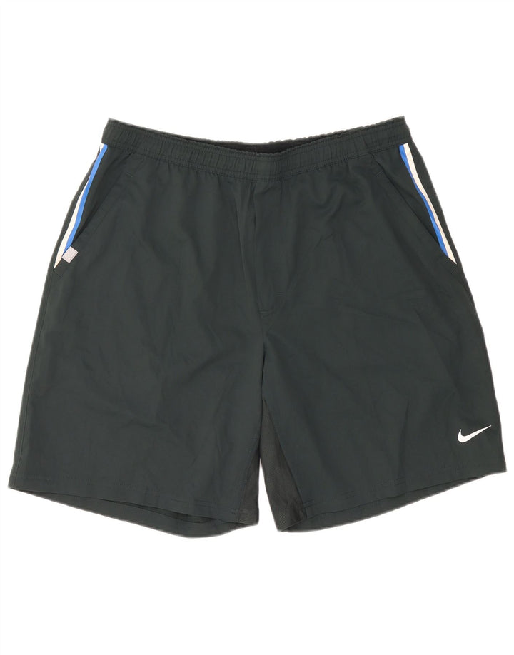 Nike Short de sport pour homme XL Gris Colorblock Polyester