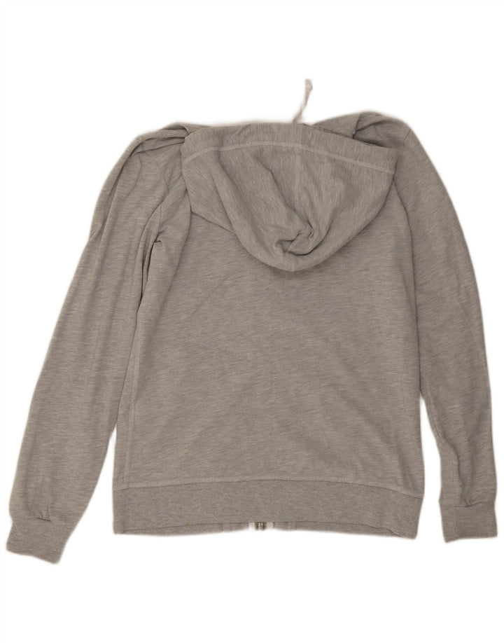 Superdry Sweat à Capuche Zippé Homme Gris Moyen Coton