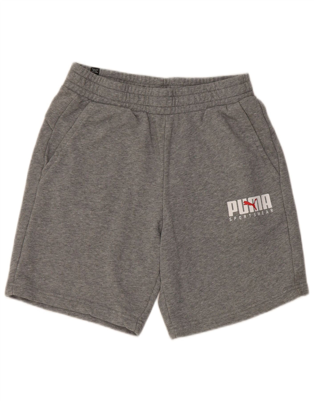 Puma Short Graphic Sport Homme Gris Moyen Flecked Cotton