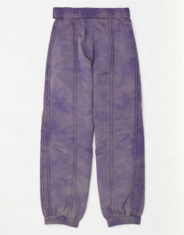 Maier Pantalon de ski taille haute pour femme UK 16 Large Violet Tie Dye Polyamide