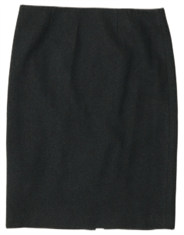 Calvin Klein Jupe crayon femme US 8 Medium W32 Laine mouchetée bleue